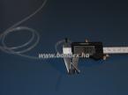 Élelmiszeripari szilikon cső 1x3 mm